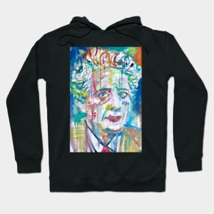 HANNAH ARENDT watercolor portrait .2 Hoodie